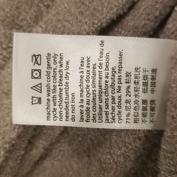 💕BAREFOOT DREAMS💕 CozyChic Lite Seashore Hooded Cardigan ~ Pewter Grey XS NWT - Picture 12 of 12